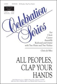 All People's Clap Your Hands SATB choral sheet music cover Thumbnail